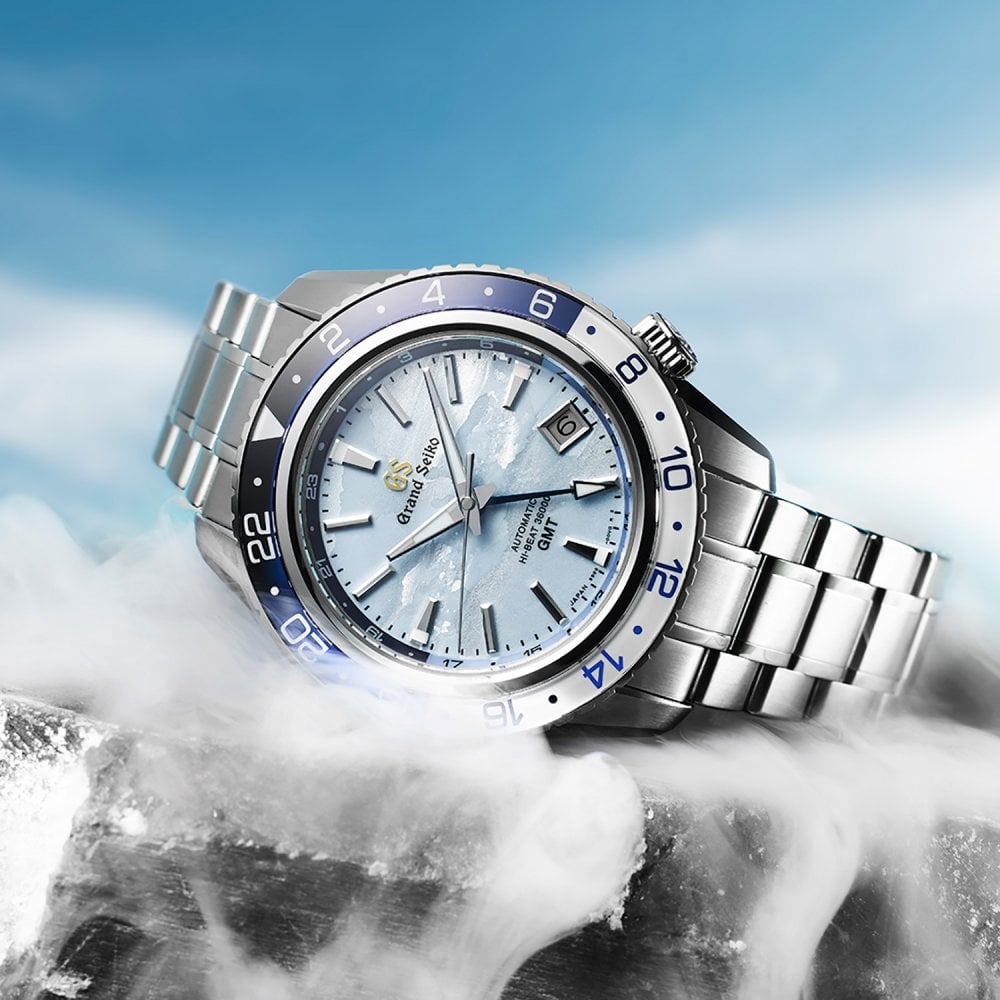 Grand Seiko Men's ‘Unkai Sea of Clouds’ Hi-Beat GMT Limited Edition Watch  (XXXX/2000)