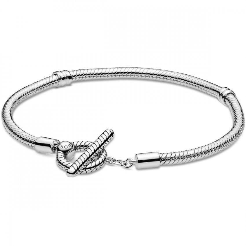 Pandora Pandora Build-a-Bracelet - Moments T-Bar Snake Chain Bracelet