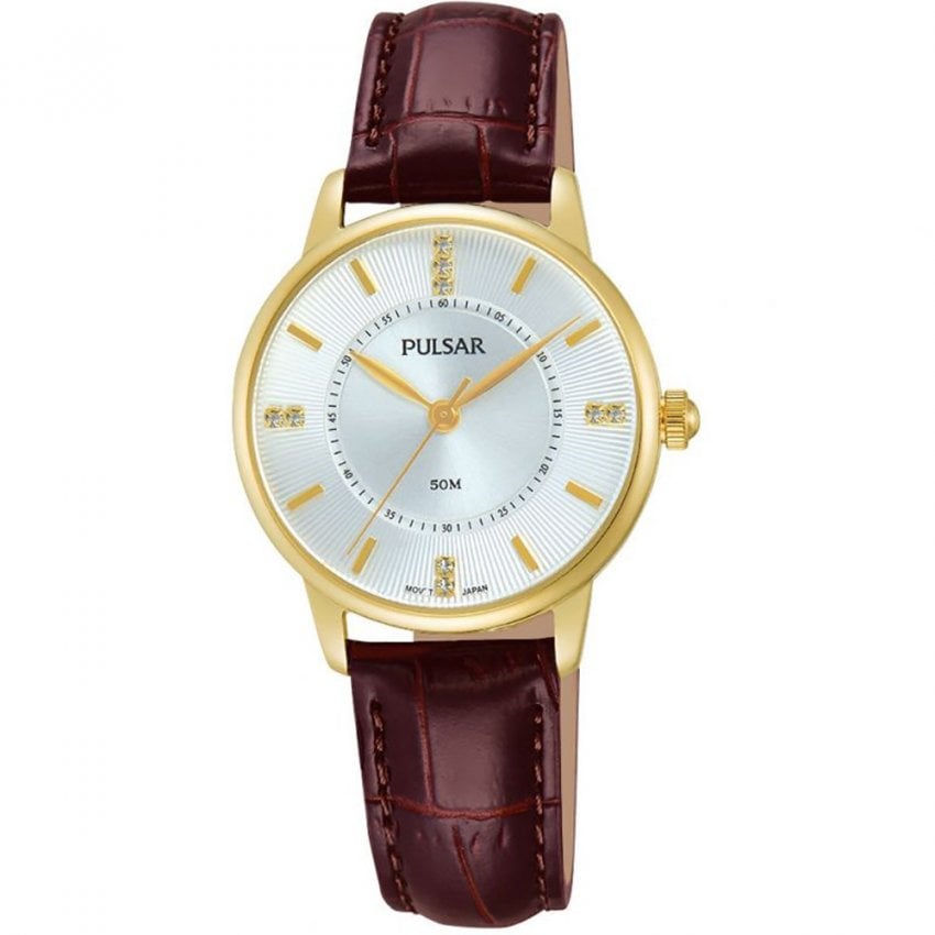 Pulsar Ladies Gold Detail Watch Watches From Francis And Gaye Jewellers Uk 